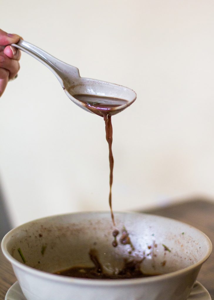 Boat noodle broth